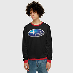 Свитшот мужской SUBARU, цвет: 3D-красный — фото 2