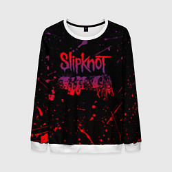 Свитшот мужской SLIPKNOT, цвет: 3D-белый