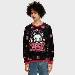 Свитшот мужской KIMETSU NO YAIBA, цвет: 3D-красный — фото 2