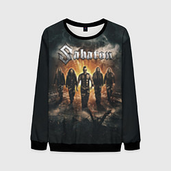 Свитшот мужской Sabaton Band, цвет: 3D-черный