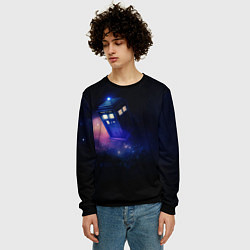Свитшот мужской TARDIS, цвет: 3D-черный — фото 2