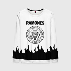 Свитшот мужской RAMONES, цвет: 3D-белый