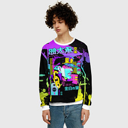 Свитшот мужской JoJo Bizarre Adventure, цвет: 3D-белый — фото 2