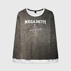 Свитшот мужской Megadeth, цвет: 3D-белый