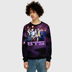 Свитшот мужской BTS, цвет: 3D-черный — фото 2