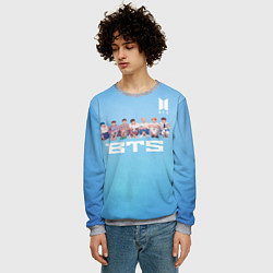 Свитшот мужской BTS, цвет: 3D-меланж — фото 2