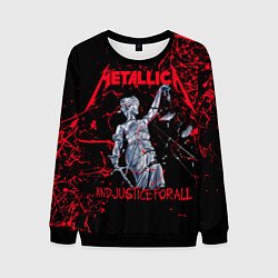 Свитшот мужской Metallica, цвет: 3D-черный
