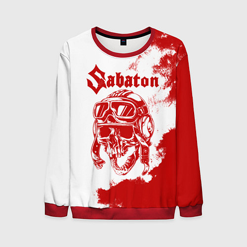 Мужской свитшот Sabaton / 3D-Красный – фото 1