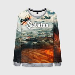 Свитшот мужской Sabaton, цвет: 3D-меланж
