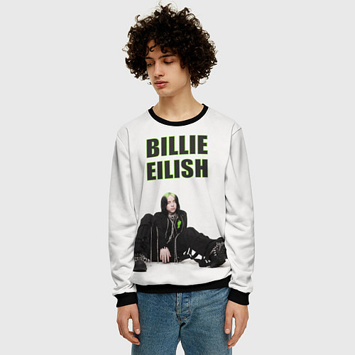 Мужской свитшот Billie Eilish / 3D-Черный – фото 3