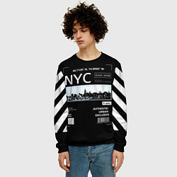 Свитшот мужской Off-White: NYC, цвет: 3D-черный — фото 2