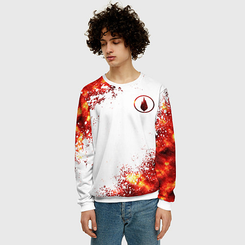 Мужской свитшот Thousand Foot Krutch / 3D-Белый – фото 3