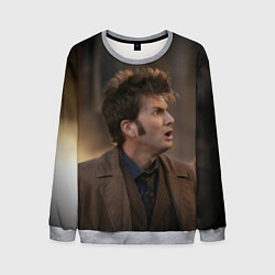 Свитшот мужской 10th DOCTOR WHO, цвет: 3D-меланж