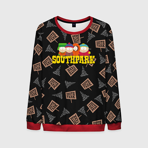Мужской свитшот SOUTH PARK / 3D-Красный – фото 1