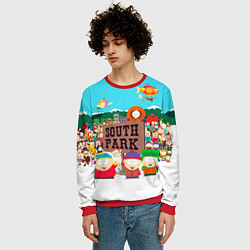 Свитшот мужской South Park, цвет: 3D-красный — фото 2
