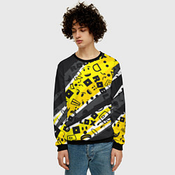 Свитшот мужской Roblox, цвет: 3D-черный — фото 2