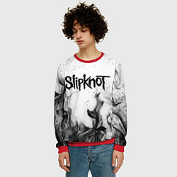 Свитшот мужской SLIPKNOT, цвет: 3D-красный — фото 2