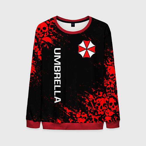 Мужской свитшот UMBRELLA CORP / 3D-Красный – фото 1
