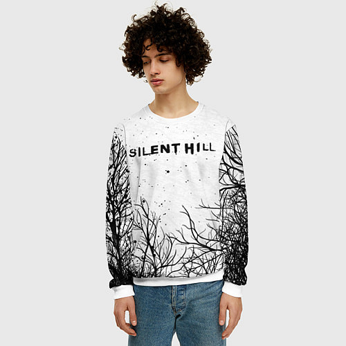 Мужской свитшот SILENT HILL / 3D-Белый – фото 3