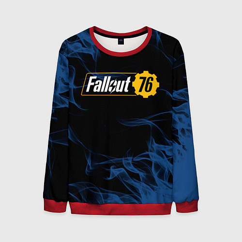 Мужской свитшот FALLOUT76 / 3D-Красный – фото 1