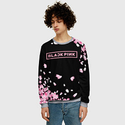 Свитшот мужской BLACKPINK, цвет: 3D-меланж — фото 2
