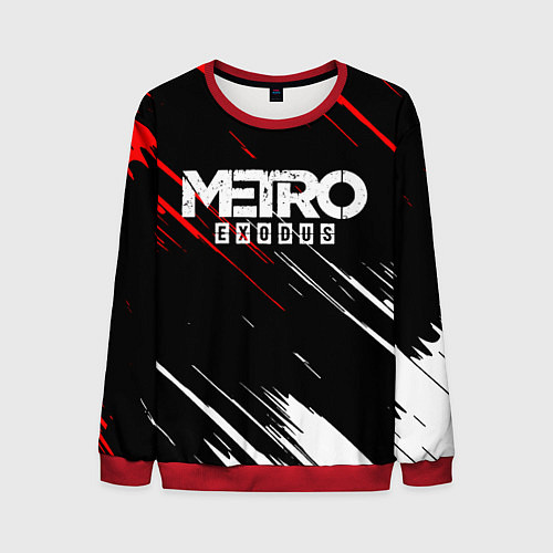Мужской свитшот METRO EXODUS / 3D-Красный – фото 1