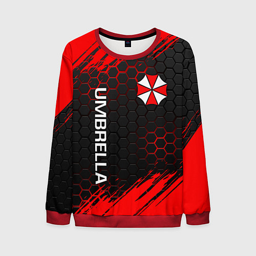 Мужской свитшот UMBRELLA CORP / 3D-Красный – фото 1