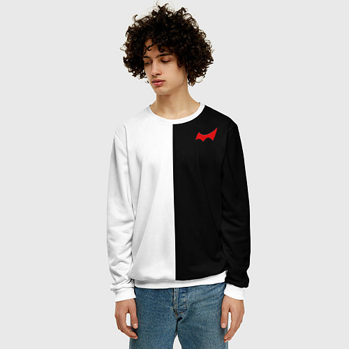 Мужской свитшот Monokuma / 3D-Белый – фото 3