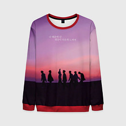 Свитшот мужской BTS, цвет: 3D-красный
