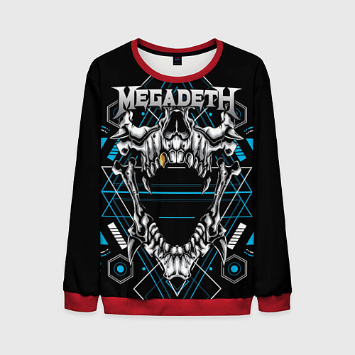 Мужской свитшот Megadeth / 3D-Красный – фото 1