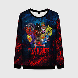 Свитшот мужской Five Nights At Freddys, цвет: 3D-черный