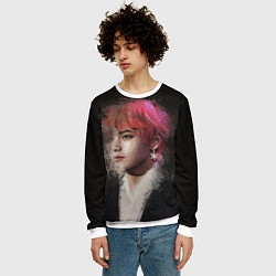 Свитшот мужской BTS, цвет: 3D-белый — фото 2