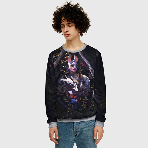 Мужской свитшот Dead by Daylight / 3D-Меланж – фото 3