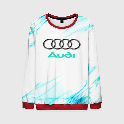 Мужской свитшот Audi / 3D-Красный – фото 1