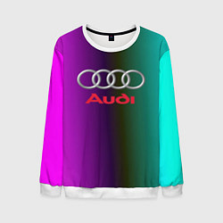 Свитшот мужской Audi, цвет: 3D-белый