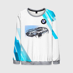 Свитшот мужской BMW, цвет: 3D-меланж