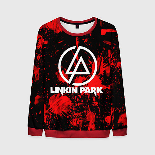 Мужской свитшот Linkin Park / 3D-Красный – фото 1