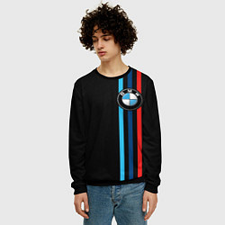 Свитшот мужской BMW M SPORT CARBON, цвет: 3D-черный — фото 2