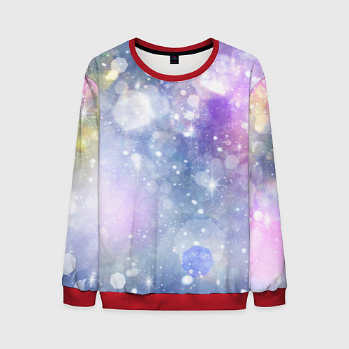 Мужской свитшот Звездное небо / 3D-Красный – фото 1