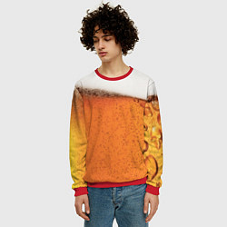 Свитшот мужской ПИВО!, цвет: 3D-красный — фото 2