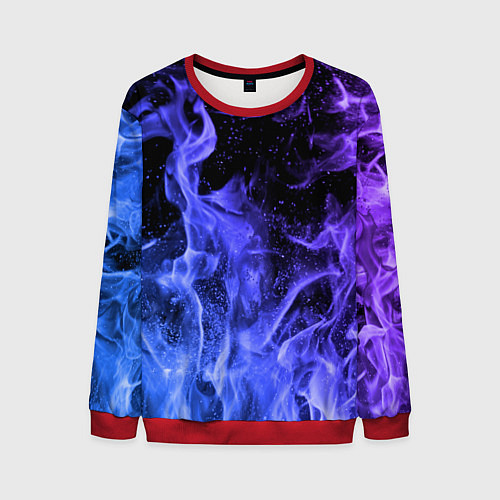 Мужской свитшот ОГОНЬ / 3D-Красный – фото 1