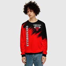 Свитшот мужской CHICAGO BULLS, цвет: 3D-черный — фото 2