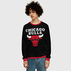 Свитшот мужской CHICAGO BULLS, цвет: 3D-красный — фото 2