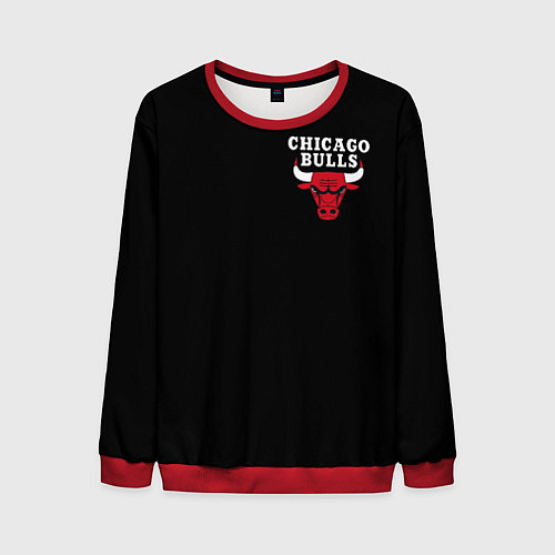 Мужской свитшот CHICAGO BULLS / 3D-Красный – фото 1