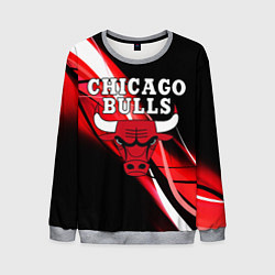 Свитшот мужской CHICAGO BULLS, цвет: 3D-меланж