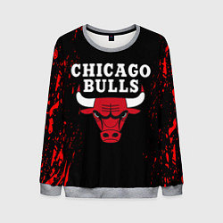 Свитшот мужской CHICAGO BULLS, цвет: 3D-меланж