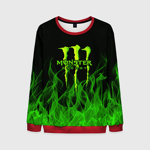 Мужской свитшот MONSTER ENERGY / 3D-Красный – фото 1