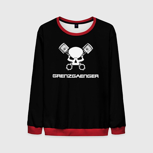 Мужской свитшот Grenzgaenger / 3D-Красный – фото 1