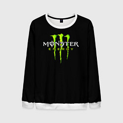 Свитшот мужской MONSTER ENERGY, цвет: 3D-белый