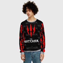 Свитшот мужской The Witcher, цвет: 3D-меланж — фото 2